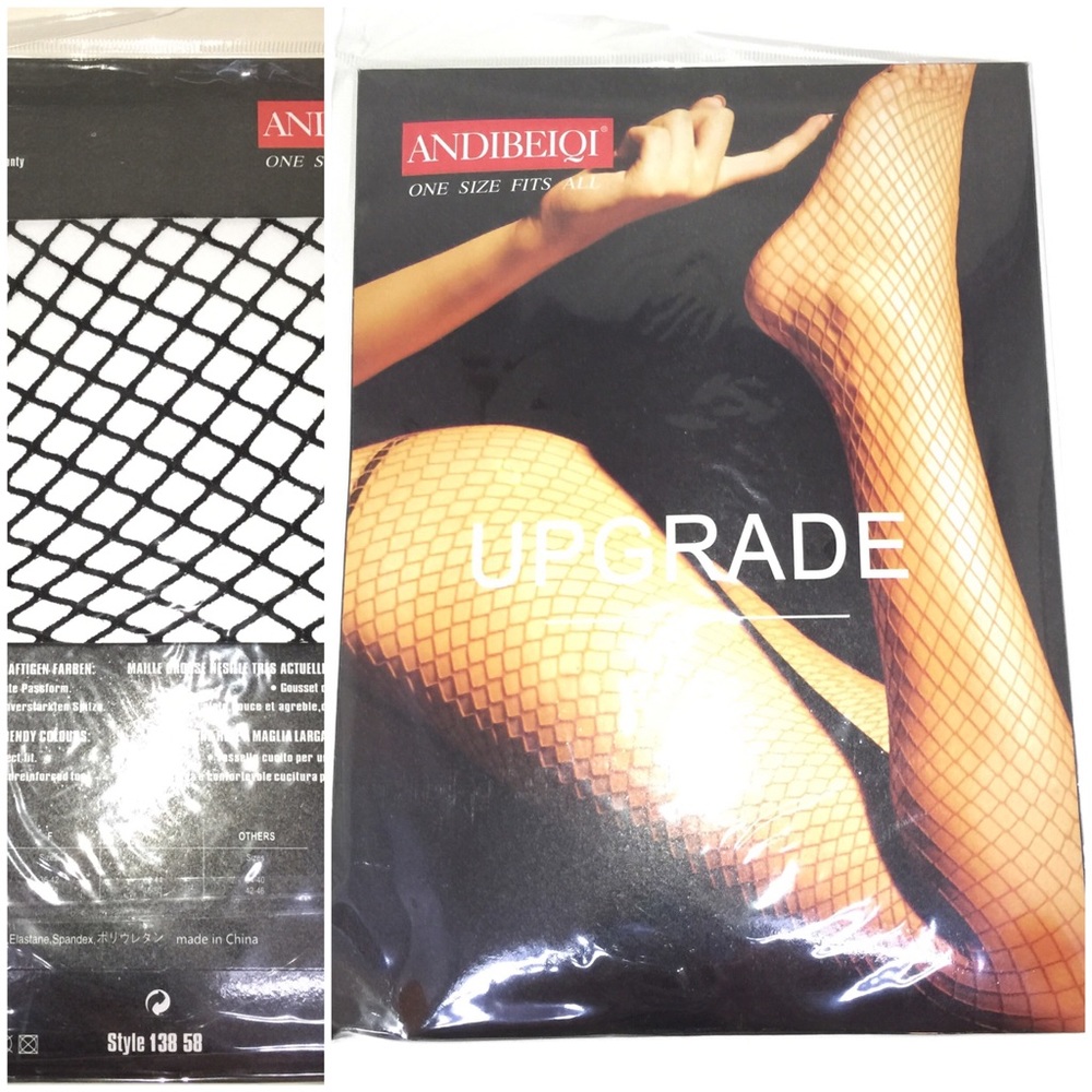 Black Fishnet Stockings, One Size fits all